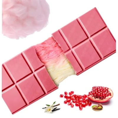 Abbildung von Angel Hair Schokolade rosa mit Granatapfel, Vanillearoma, Engelshaar Zuckerwatte &amp; Pistaziencreme 60 Gramm Tafel Dubai 2.0