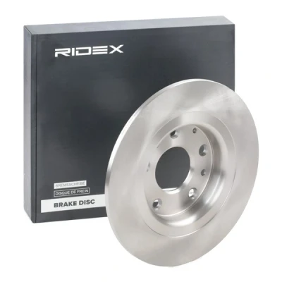Abbildung von RIDEX 82B1975 Bremsscheibe Hinterachse 281 9,5 05/08 5/8 114,3 voll ohne Radnabe, Radbefestigungsbolzen MAZDA: CX 3