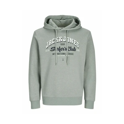 Abbildung von Jack &amp; Jones PLUS SIZE LOGO Kapuzenpullover, Herren, Größe: 3XL, Iceberg green
