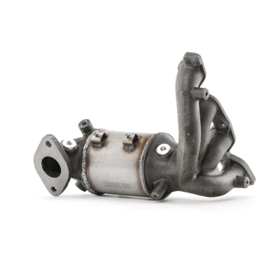 Abbildung von RIDEX 429C0007 Katalysator Euro 5 mit Befestigungsmaterial vorne 350 HYUNDAI: i20 I Schrägheck, KIA: RIO 3, 3 Stufenheck