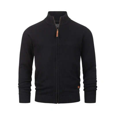 Abbildung von Indicode Jeans Inlut Strickjacke, Herren, Größe: Small, Black