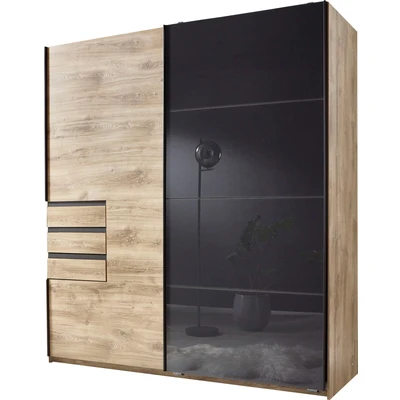 Abbildung von Wimex Schwebetürenschrank &quot;Oldenburg&quot;, mit Glaselementen