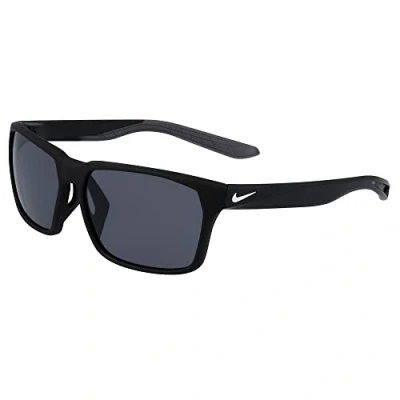 Abbildung von Nike Unisex Maverick RGE DC3297 45774 Sunglasses, 010 Matte Black Dark Grey, 59/15/145