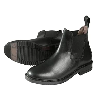 Abbildung von PFIFF Herren 744809 Jodhpurstiefelette Leder Schwarz 38, Schwarz, 38 EU