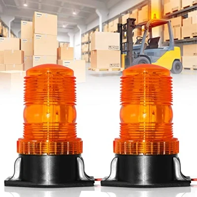 Abbildung von 2PCS LED Warnleuchte,10 110V Gabelstaplerleuchte Gelb Rundumleuchte Orange für Auto LKW Gabelstapler