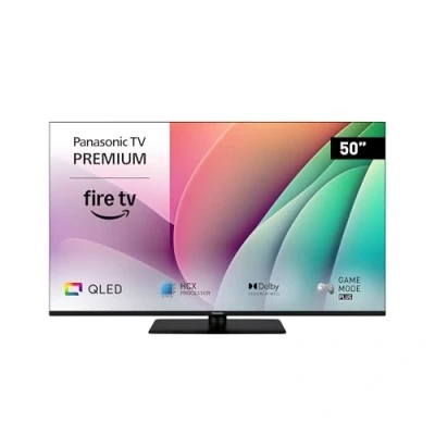 Abbildung von Panasonic TV 50W80AEZ, W80 Serie 50 Zoll 4K Ultra HD LED Smart TV, 2024, Fire Dolby Vision &amp; Atmos, Game Mode Plus, Alexa Sprachsteuerung, Airplay, Schwarz