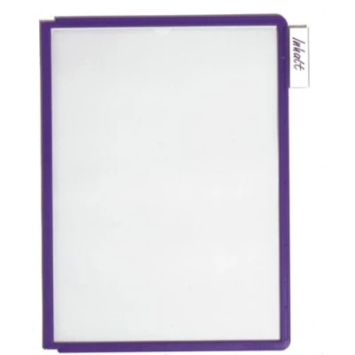 Abbildung von Durable Sichttafel Sherpa Panel A4, PP, 5er Packung, blauviolett, 560644