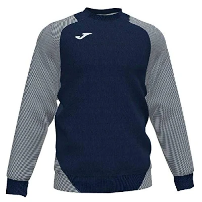 Abbildung von Joma Herren Essential II Sweatshirts, Marine weiß, XS