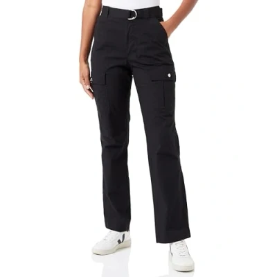 Abbildung von DKNY Women&#039;s Belted Cargo Pants, Black, 8