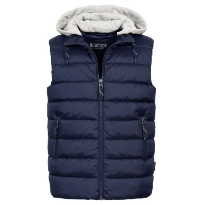 Abbildung von Indicode Jeans Stockton Weste, Herren, Größe: Medium, Navy