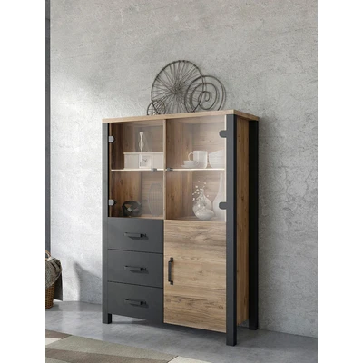 Abbildung von Home affaire Vitrine Olin Höhe 146 cm