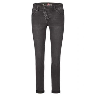Abbildung von Buena Vista Malibu Stretch Jeans Slim Fit, Damen, Größe: Medium, Black