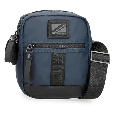 Abbildung von Pepe Jeans Hoxton Kleine Umhängetasche Blau 15x19x6 cm Polyester, blau, Talla única,