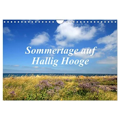 Abbildung von Sommertage auf Hallig Hooge (Wandkalender 2025 DIN A4 quer), CALVENDO Monatskalender