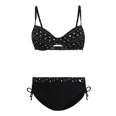 Abbildung von Lascana Bikini, Damen, Größe: 44xC, Black