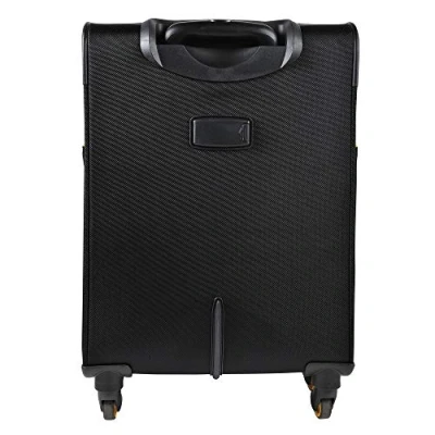 Abbildung von Exacompta 18934E Premium Trolley Exactive mit 15,6’’ Laptopfach und ausziehbarem Trolleygriff, wasserabweisend 3 USB Anschlüsse Reisetasche Reisekoffer ideal für Privat Geschäftsreisen, schwarz