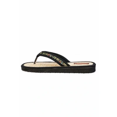 Abbildung von Cinnea LIMA Zehentrenner, Damen, Größe: 37/38, Schwarz gemustert Schuhe
