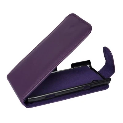 Abbildung von Mobilfunk Krause Flip Case Etui Handytasche Tasche Hülle für Samsung GT S8500 / (Violett)