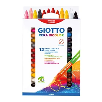 Abbildung von GIOTTO 291300 Wachsmalstifte zweifarbig
