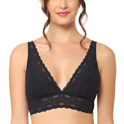 Abbildung von Wacoal BH Halo Lace Wire Free Soft Cup Schwarz Nylon 70 Damen