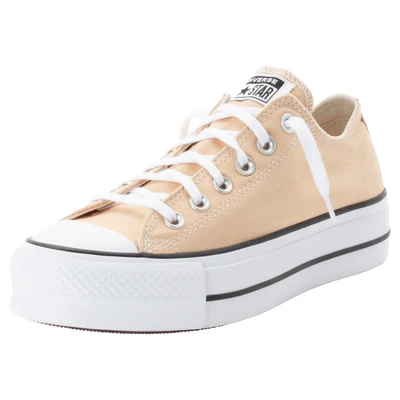 Abbildung von Converse Chuck Taylor Sneaker low, Damen, Größe: 37.5, Coastal dune/white/black Textil