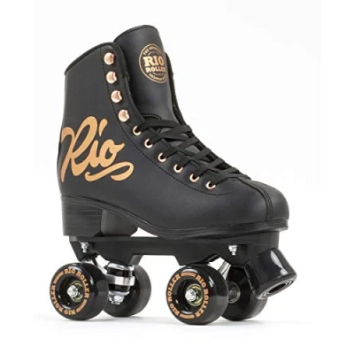 Abbildung von Quad Rollschuhe Rosa Schwarz