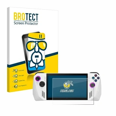 Abbildung von BROTECT Schutzglas für ASUS ROG Ally (2023) / X (2024) Schutzfolie Panzer Folie Glas [Extrem Kratzfest 9H, Anti Fingerprint, Ultra Transparent]