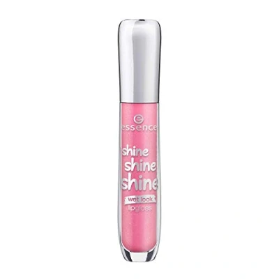 Abbildung von essence shine lipgloss, Lip Gloss, wet look, Nr. 19 think pink, glänzend, vegan, ölfrei, ohne Alkohol (5ml)