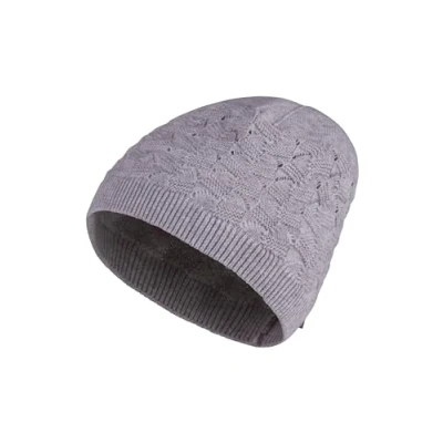 Abbildung von Sterntaler GOTS knitted hat with lace pattern Mütze für Kinder, Größe: 45, Silber melange