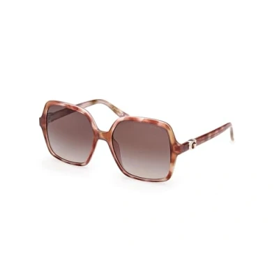 Abbildung von Guess Damen GU00190 47F Gläser SONNENBRILLEN Metall Braun Quadratisch Normal