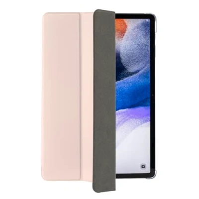 Abbildung von Hama Tablet Hülle „Fold Clear“ für Samsung Galaxy Tab S7/S8 11&quot; (Schutzhülle mit Stand zum Klappen, Tasche Auto Schlaf/Wach, S Pen Stifthalterung) rosa