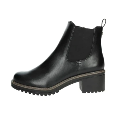 Abbildung von MARCO TOZZI LUTTER Chelseaboots, Blockabsatz, Stiefelette, Cunky Boots in veganer Verarbeitung