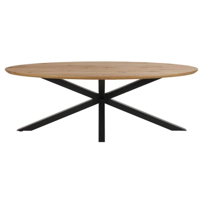 Abbildung von ACTONA GROUP Esstisch &quot;Heaven&quot;, Esszimmertisch, geöltem Eichenfurnier, Kreuzfuß, oval, B: 220 cm