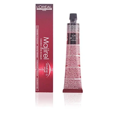 Abbildung von L&#039;Oréal Professionnel Majirel 4,26 mittelbraun irise rot, 50 ml