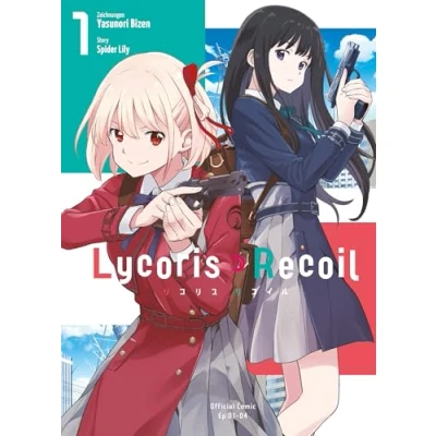 Abbildung von Lycoris Recoil 01: Geheime Aufträge, Action und Spionage mit Highschool Schülerinnen in Tokyo Die Manga Adaption des gefeierten Anime!