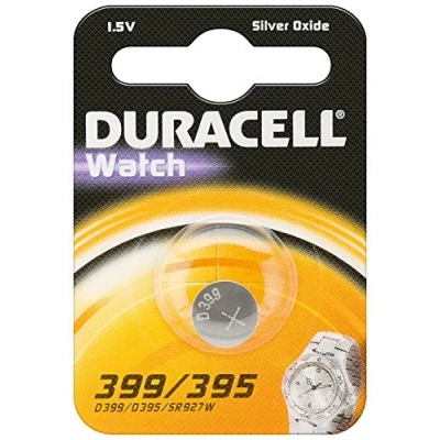 Abbildung von Duracell Knopfzelle Silberoxid Uhrenbatterien (SR 927/399/395/SR57)