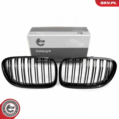 Abbildung von ESEN SKV 66SKV219 Kühlergrill schwarz, glänzend BMW: 7