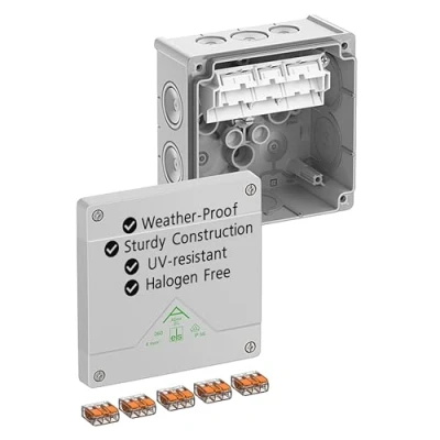 Abbildung von Spelsberg Abox SL 4² Anschlussdose (L x B H) 127 70 mm Grau IP66 1 Stk