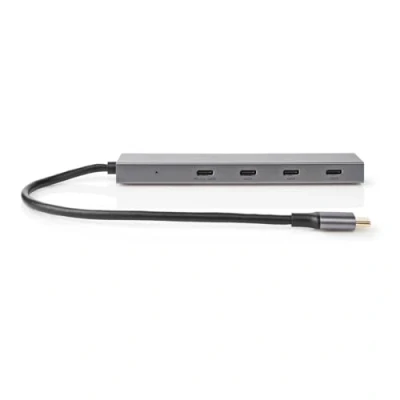 Abbildung von Nedis USB Hub 1x C™ 3.2 Gen2 Gen2, PD 3.0, 3x 4 Port port(s), Stromversorgung über