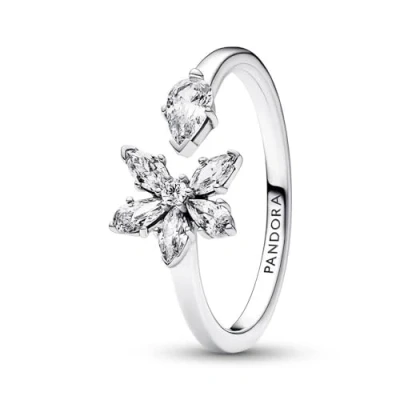 Abbildung von Pandora Sparkling Herbarium Cluster OPEN Ring, Damen, Größe: 60, Sterling silver