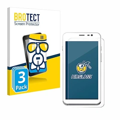 Abbildung von BROTECT Schutzglas für Pax A77 (3 Stück) Schutzfolie Panzer Folie Glas [Extrem Kratzfest 9H, Anti Fingerprint, Ultra Transparent]