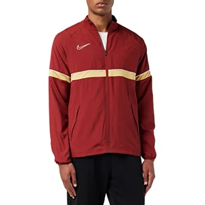 Abbildung von Nike Herren Dri FIT Academy Trainingsjacke, Team Rot/Weiss/Jersey Gold/Weiss, XL
