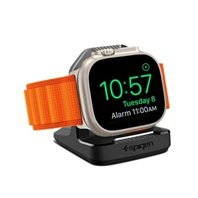Abbildung von Rugged Armor Stand von Spigen Schwarz TPU