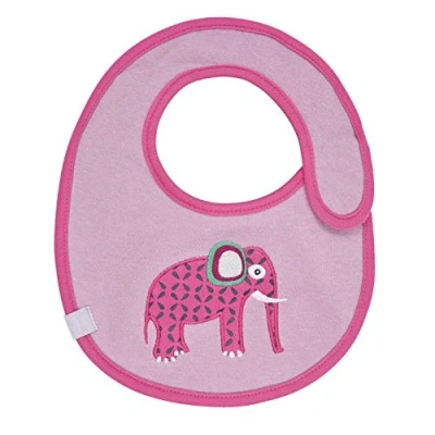Abbildung von LÄSSIG Baby Lätzchen wasserabweisend Klettverschluss Baumwolle/Baby Bib Small, Wildlife Elephant