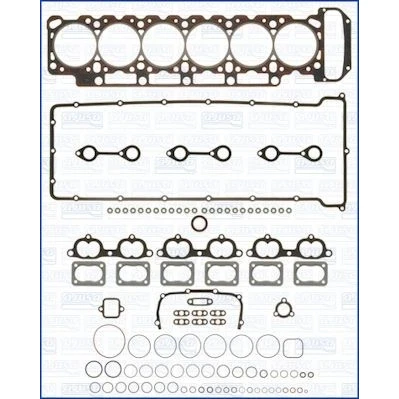 Abbildung von AJUSA 52095900 Dichtungssatz, Zylinderkopf mit Zylinderkopfdichtung, Ventilschaftabdichtung FIBERMAX BMW: 5 Limousine