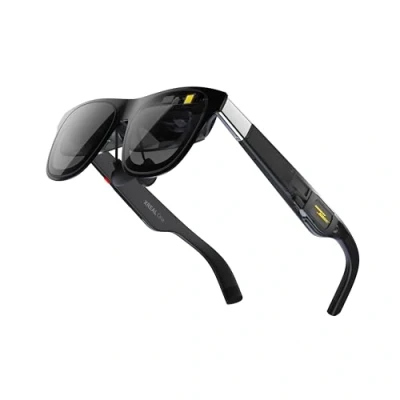 Abbildung von XREAL One AR Brille mit X1 Chip, Nativen 3 DoF, 147&quot; 50 FOV, 120Hz HD Display, Renommiertem Audio, Einstellbarer Linsentransparenz, Kompatibel iPhone 16/15, Steam Deck/ROG/Mac/PC/Android &amp; iOS
