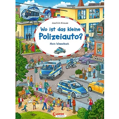 Abbildung von Wo ist das kleine Polizeiauto?: Mein Wimmelbuch Kindgerechtes Suchbuch zur Förderung der Wahrnehmung und Konzentration für Kinder ab 2 Jahren (Wimmelbilderbücher)