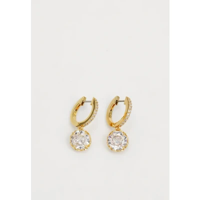 Abbildung von kate spade new york PAVE Huggies Ohrringe goldcoloured, Damen, Größe: One Size, Gold coloured