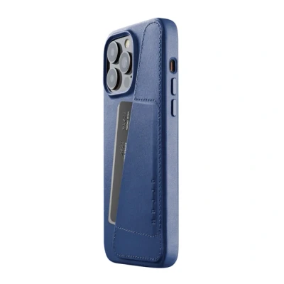 Abbildung von MUJJO Leather Wallet Case iPhone 14 Pro Max blue CL 030 BL