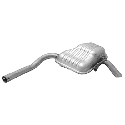 Abbildung von HELLA 8LD 366 030 221 Endschalldämpfer hinten mit Anbauteilen FORD: MONDEO 2, 2 Stufenheck